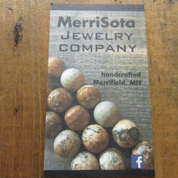 MERRISOTA JEWELRY White Jade Wagernite Stretch Bracelet Size 6 3/4 Gemstones NEW - Picture 6 of 6